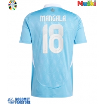 Belgija Orel Mangala #18 Gostujuci Dres EP 2024 Kratak Rukav